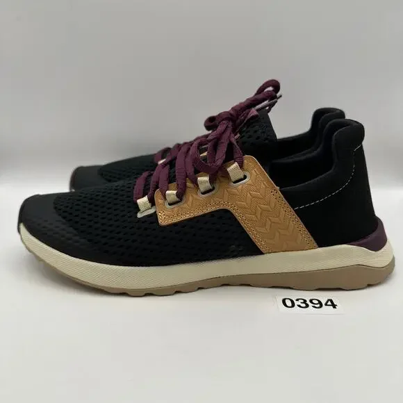 OLUKAI Wailuku Women's 9.5 Athletic Breathable Sneaker Black/Mocha - Picture 2 of 6